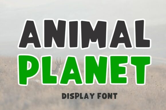 Animal Planet: The Perfect Display Font for Crafters