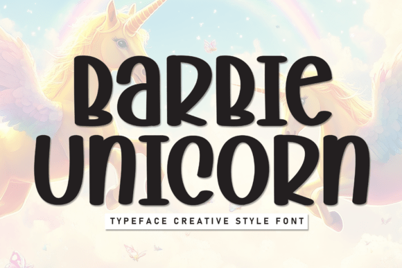 Barbie Unicorn: A Playful Display Font for Editorial Design