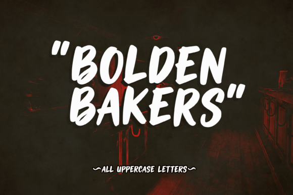 Bolden Bakers: A Handcrafted Display Font for Bakery Branding
