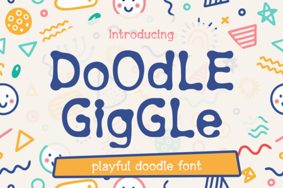 Doodle Giggle: A Playful Display Font for Viral Campaigns