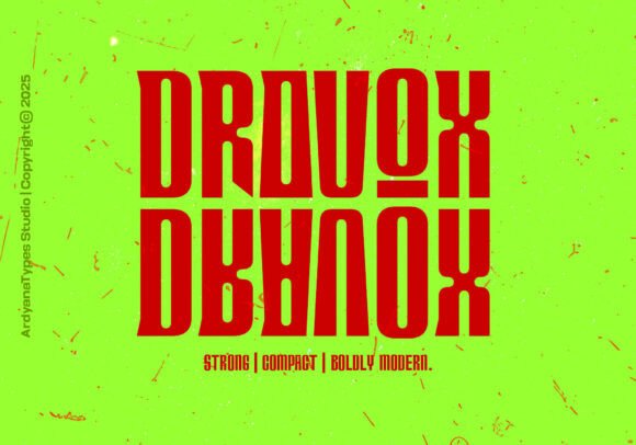 Dravox Font Review: Bold Western Style for Modern Design