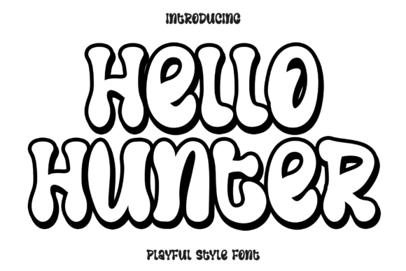 Grab Attention with Hello Hunter Display Fonts