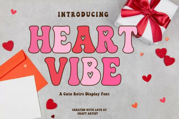Heart Vibe: The Retro Display Font for Loving Brands