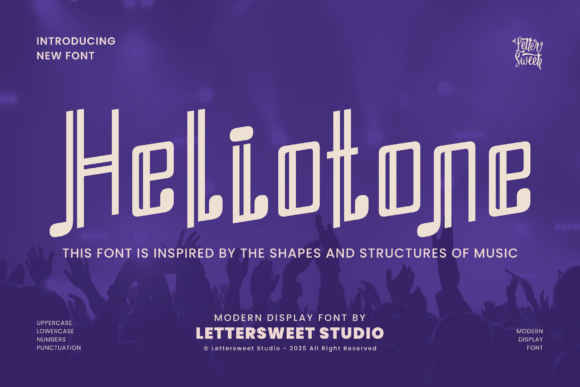 Heliotone: A Bold Display Font for Modern Brands