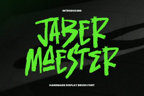 Jaber Maester: A Bold Display Font for Editorial Impact