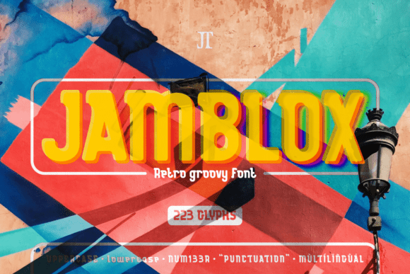 Jamblox: A Bold Display Font for Strong Branding