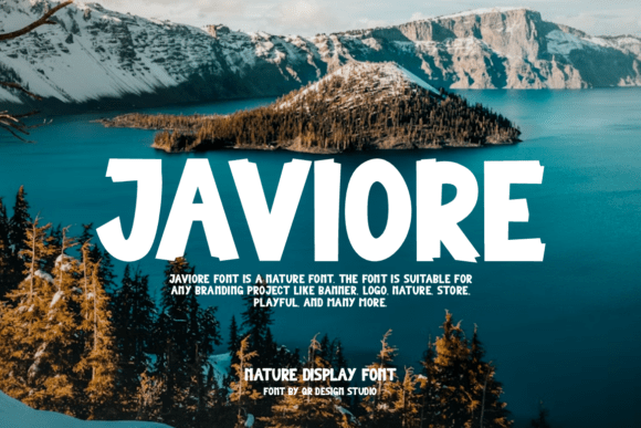 Javiore: The Bold Display Font for Rugged Campaigns