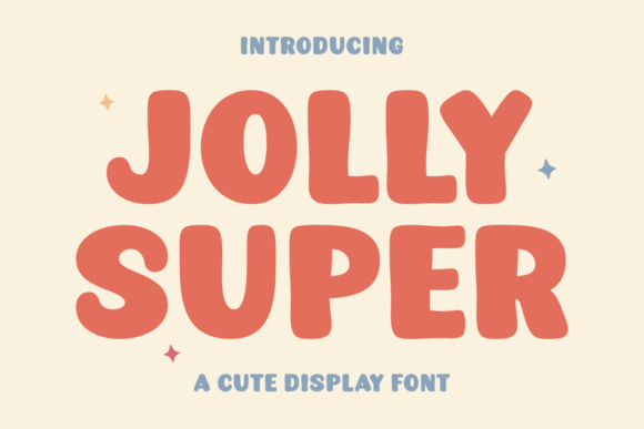 Jolly Super: The Childish Display Font for Handmade Brands