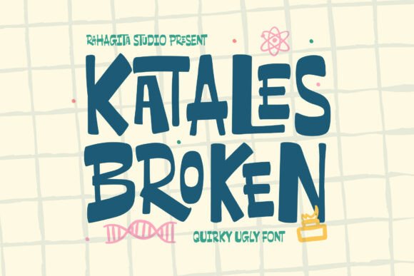 Katales Broken: A Bold Display Font for Editorial Impact