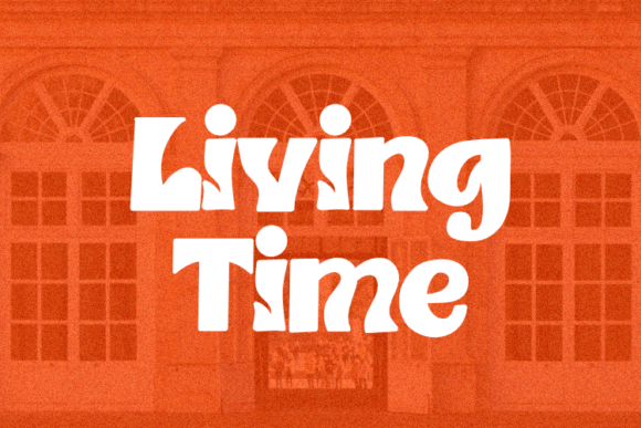 Living Time: The Modern Display Font for Handmade Brands