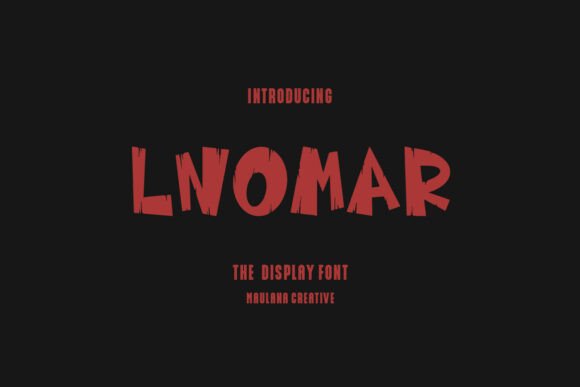 Lnomar: The Spooky Display Font for Horror Campaigns