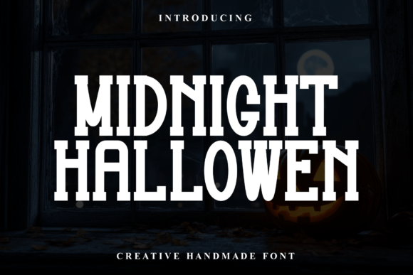 Midnight Hallowen: A Display Font for Elegant Editorial Design