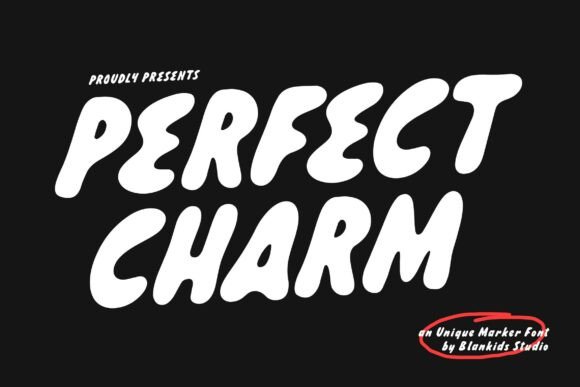 Perfect Charm: A Bold Display Font for Digital Design