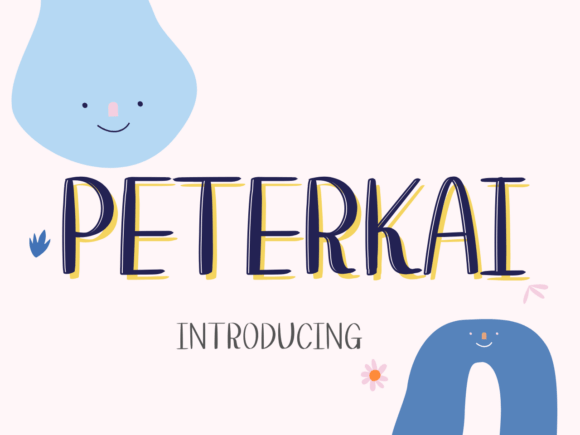 Peterkai: A Whimsical Display Font for Editorial Design