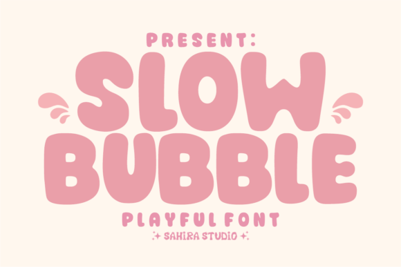 Slow Bubble Font Review: A Playful Display Typeface for Brands