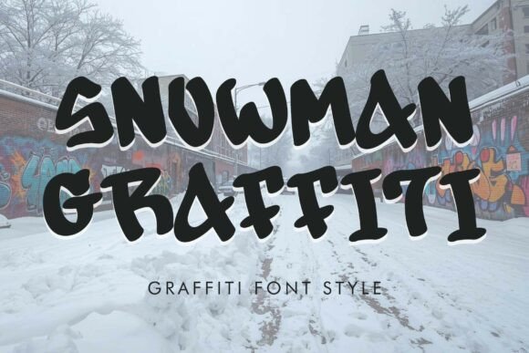 Snowman Graffiti Font Review: Modern Display Type for Brands