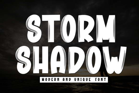 Storm Shadow Font: A Playful Typeface for Modern Brands