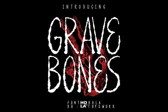 Using Grave Bones Font for Spooky Web Headlines