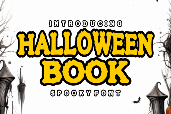Using Halloween Book Typeface for Bold Branding