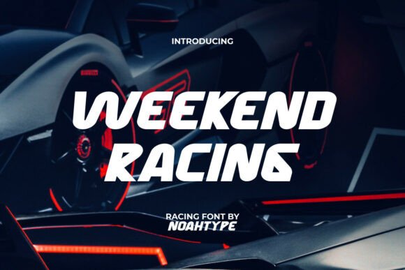 Weekend Racing Font: Bold Typography for Brand Impact