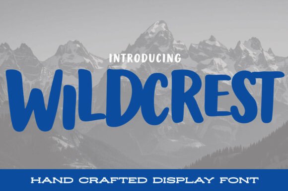 Wildcrest: The Bold Display Font for Outdoor Brands
