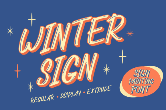 Winter Sign: A Vintage Typeface for Editorial Design